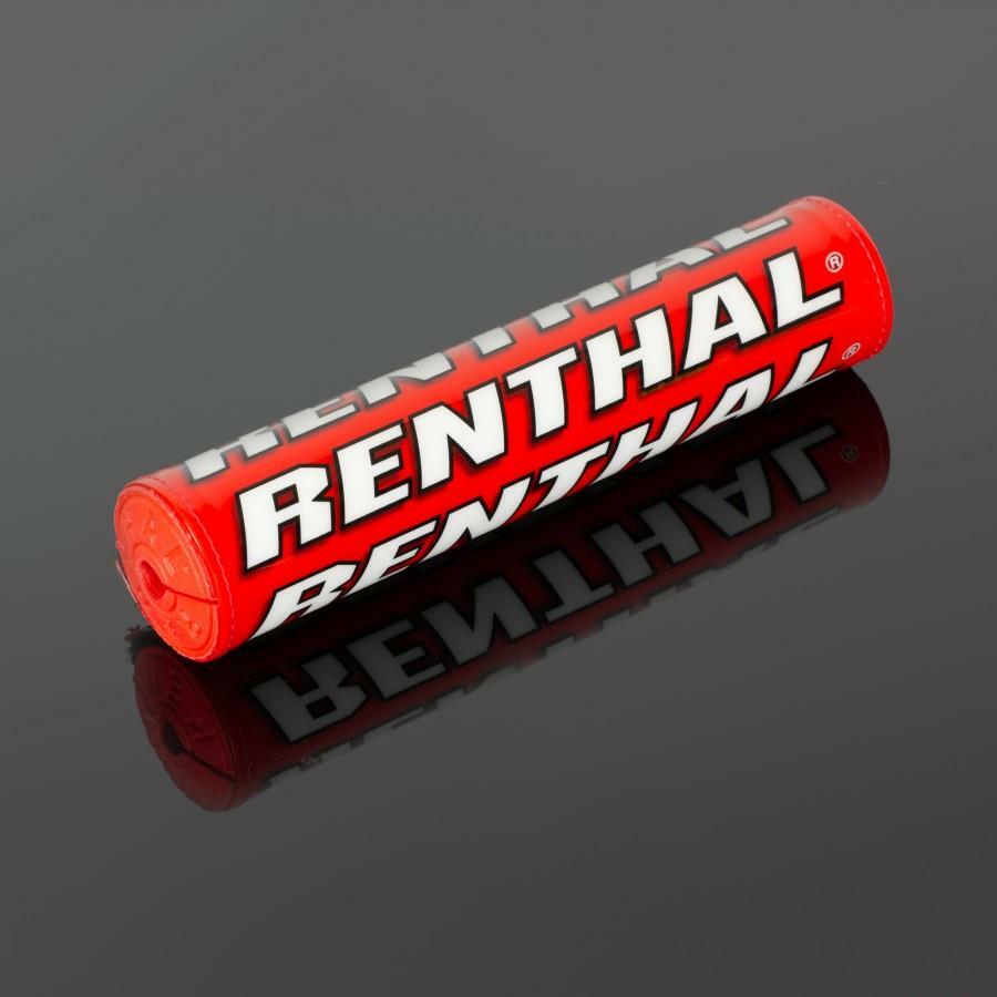 RENTHAL BAR PAD SX SOLID RED/WHITE MX MOTOCROSS OFF-ROAD
