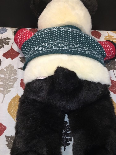 Maglione di Natale VGUC-VINTAGE-22” Gund Tommy Hilfiger Panda Bear Peluche Giocattolo - Foto 6 di 7