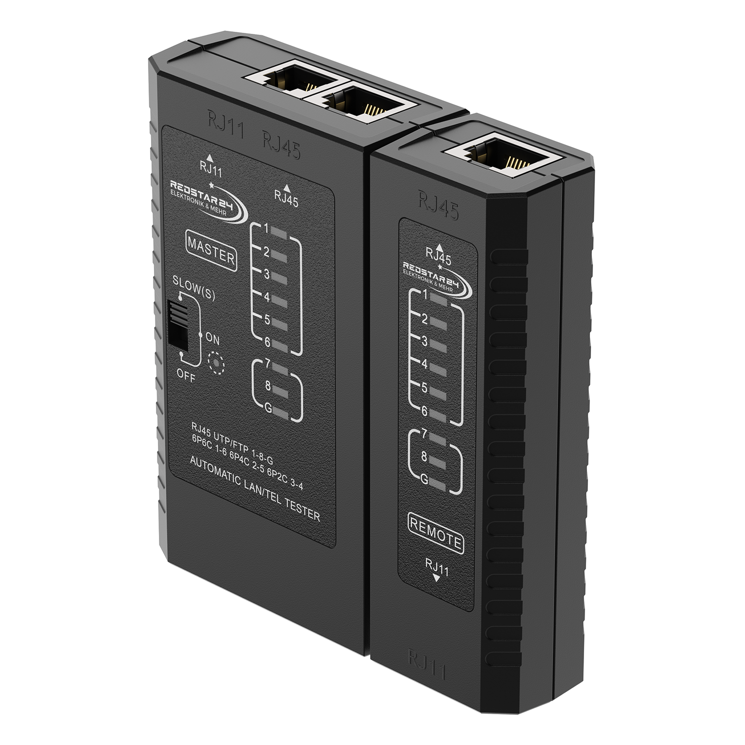 Hirschmann UTP Kabeltester - UTP Kabeltester. Met deze kabeltester kunt u netwerkkabels met RJ