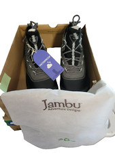 Jambu Mountaineer Womens Waterproof Boots Black Grey Size 8.5 New