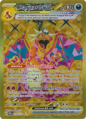 Charizard ex - 228/197 Hyper Rare Obsidian Flames | eBay