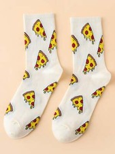 Pizza Crew Socks Food Socks Funny Socks for Women Novelty Socks Funky Socks
