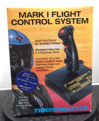 RARE Thrustmaster Mark I Flight Control System IBM and Compatible PCs