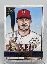 2020 Topps Gallery Preview MIKE TROUT National Baseball Card Day Angels GP-1