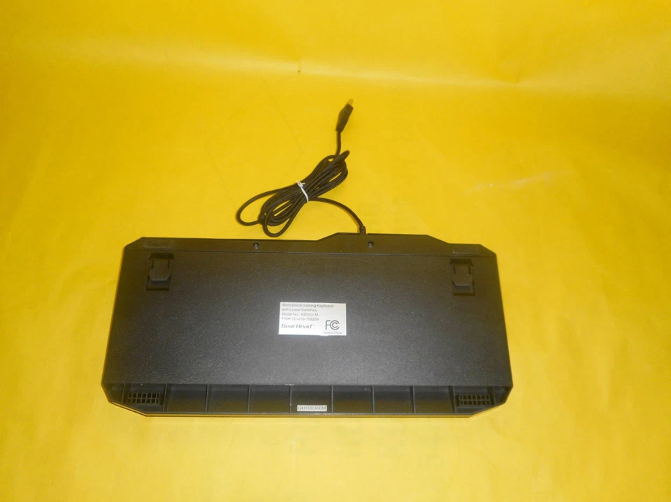 Genuine GearHead USB Wired Mechanical Gaming Keyboard w/ Linear Switches KB5500M - Image 4 of 4