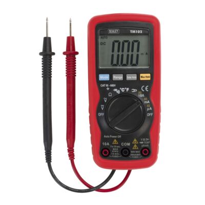 Sealey TM102 Professional Auto-Ranging Digital Multimeter - 8 Funktionen