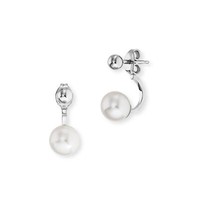 Cai Love Ohrstecker Ear Jackets 925 Silber Rhodiniert SüßWasserzuchtperlen 1,6Cm