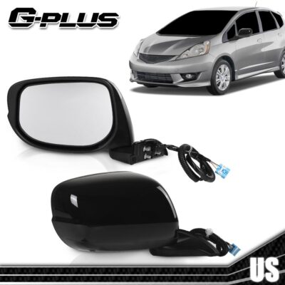 Fit 2009 2010 2011 2012-2014 Fit For Honda Pair Side Mirrors Manual Fold 3Pin