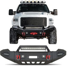 For 11-16 Ford F250f350f450f550 Front Bumper Wwinch Plate Lights D-rings For 11-16 Ford F250f350f450f550 Front Bumper Wwinch Plate Lights D-rings