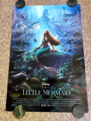 THE LITTLE MERMAID Original Payoff Poster 27x40 Double Sided