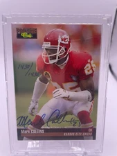 1995 Pro Line Football Mark Collins Auto Autograph 1430/1430 Last One 1/1