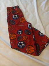 Boys Red Pajamas Pants Size 6/7