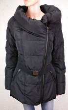 Tom Tailor Ladies Black Part Down & Feather Winter Coat Hip Length Large Gdcond