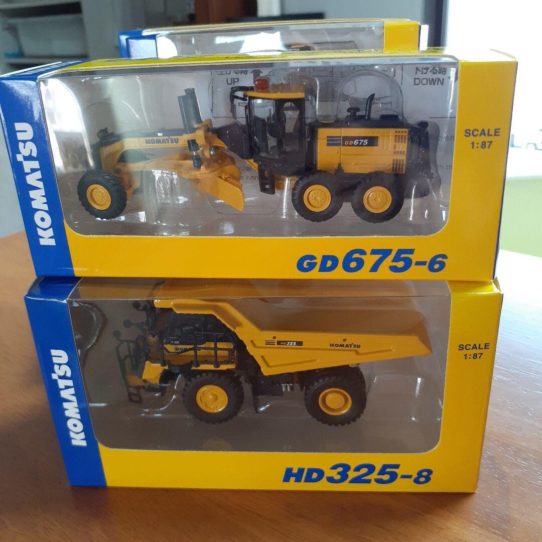 コマツ ミニカーセット GD675-6 HD325-8 Komatsu Official