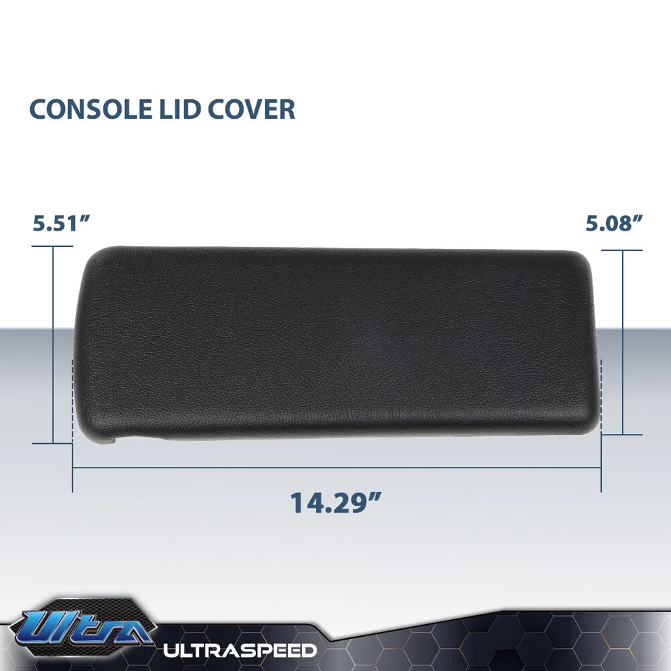 Black Console Lid Cover Fit For 1970-1981 Pontiac Firebird and Chevrolet Camaro Foto 3 de 4