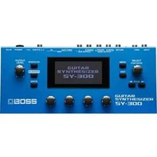 BOSS SY-300 Guitar Synthesizer Blue No latency and support for chord input AC