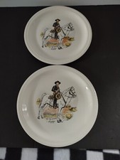 Hopalong CASSIDY Lot of 2 Vintage Collector Plates