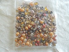 203 Pieces Beads  Charms  Pendants Jewelry Making Mix Variety Silver Gold