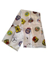 LES LESTON original 60/70's ladies scarf ferrari BRM Lotus 