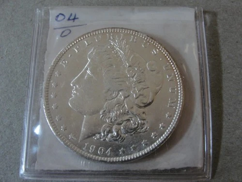 1904 O Morgan Silver Dollar Uncirculated very nice