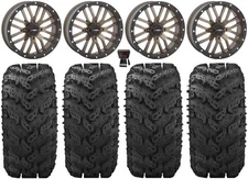 System 3 ST-3 Bronze 20" Wheels 30" Reptile Tires Kawasaki Teryx Mule