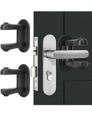 Child Proof Door Lever Lock, Door Locks for Kids Safety, Door Knob 2Pack, 4pcs