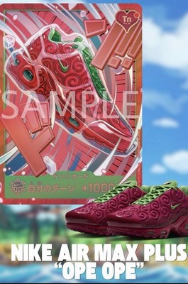 Nike Air Max Plus One Piece Ope Ope with Don card
