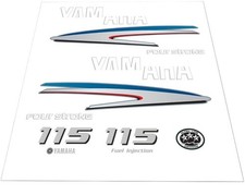 Yamaha 115 HP 4-Stroke Outboards Decals Stick...