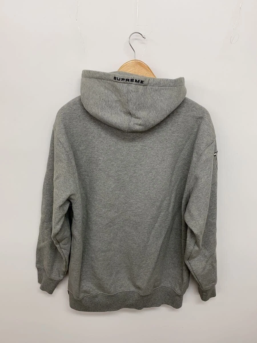Supreme Felpa con Cappuccio S Cotone Grigio FQ0759 063 Usata