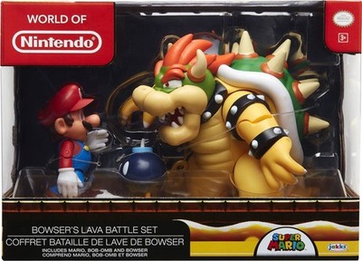 Gadget - 1 Articolo Casuale -D- Nintendo: Jakks - Action Figure Mario Vs. Bowser