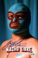 JACK BLACK SIGNED NACHO LIBRE COMEDY GOD LEGEND 11X17 PHOTO BAS COA