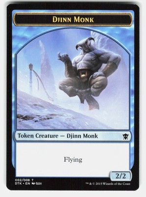 DJINN MONK TOKEN - Magic: The Gathering - IZZY LP
