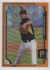 2015 Bowman Chrome Prospects Orange Wave Refractor Tyler Glasnow #BCP203 k1i