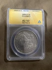 1891 S Morgan Silver Dollar ANACS AU-50