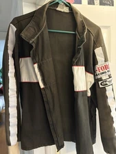 Gforce Racing Jacket Men's Large Green Full Zip Long Sleeve