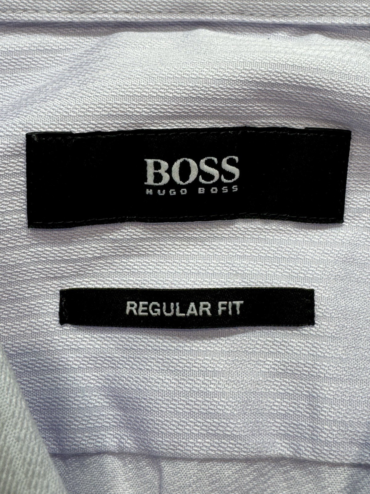 Hugo Boss regular fit Lavender color Long Sleeve dress shirt, size 16.5/32/33 thumbnail 4