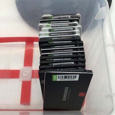 Lot of 15 2.5'' SSD Drives Samsung Intel Kingston Dell 256GB 512GB 480GB