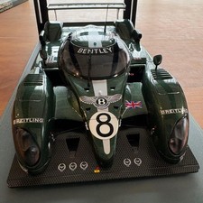 Kyosho 1/18 Bentley SPEED8 Silver Diecast Model Car Collectible Display Car