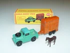 Vintage Dublo Dinky Toys - Land Rover & Horse Trailer With Horse, #073