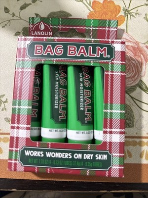 Bag Balm On the Go 4 Pack Vermont Original Skin Moisturizer Lip Hands Cuticles