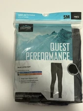 ColdPruf Men's Quest Performance Base Layer Pants Black, Small (28-30) NWT