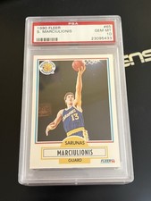 1990-91 Fleer - Sarunas Marciulionis #65 (RC)