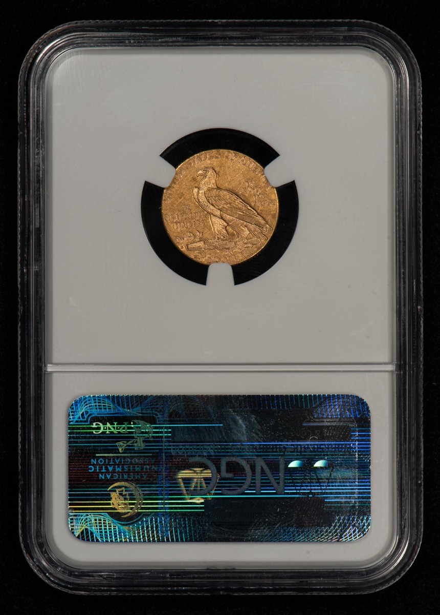 1925-D $2.50 Indian Head Gold Quarter Eagle - NGC MS 61 - SKU