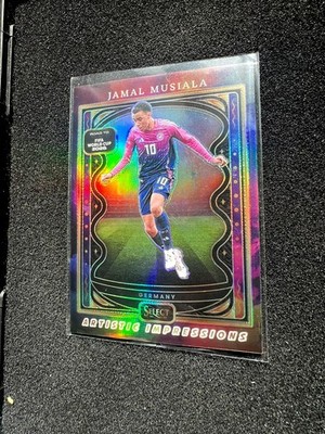 2026 Panini Select Road to FIFA World Cup Artistic Impressions Jamal Musiala SP