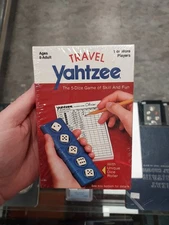Vintage 1984 Travel Yahtzee Game Sealed In Box Complete New Milton Bradley