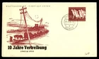 Mayfairstamps Germany FDC 1955 People Leaving 10 Yrs Vertreibung First Day Cover