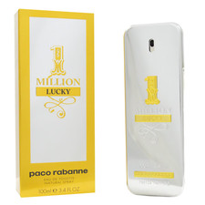 Paco Rabanne 1 Million Lucky Eau de Toilette 3.4 oz for Men  Fresh Woody Scent