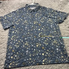 Under Armour Shirt Mens 2XL Playoff 3.0 Polo Printed UA Golf AOP Performance