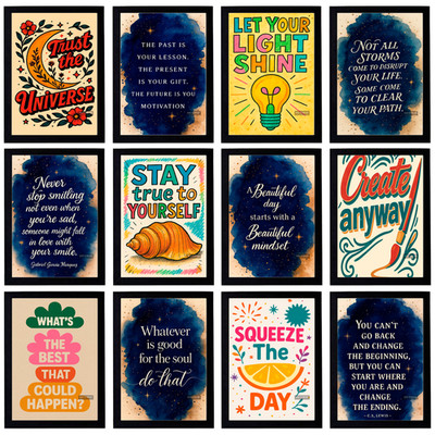 Motivationsposter A3 A4 A5 Inspirierender Wandbilddruck für Zuhause und Büro