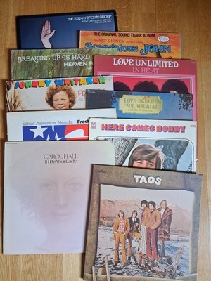 10 orig. US-LPs Rock, Pop, 70er, nur 25,00 Euro! Taos, Carol Hall u.a. s. Fotos